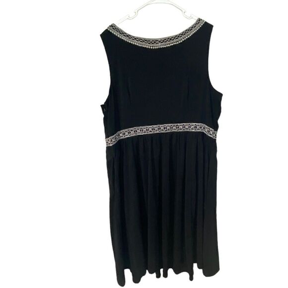 EShakti Black Embroidered Dress - Picture 2 of 7